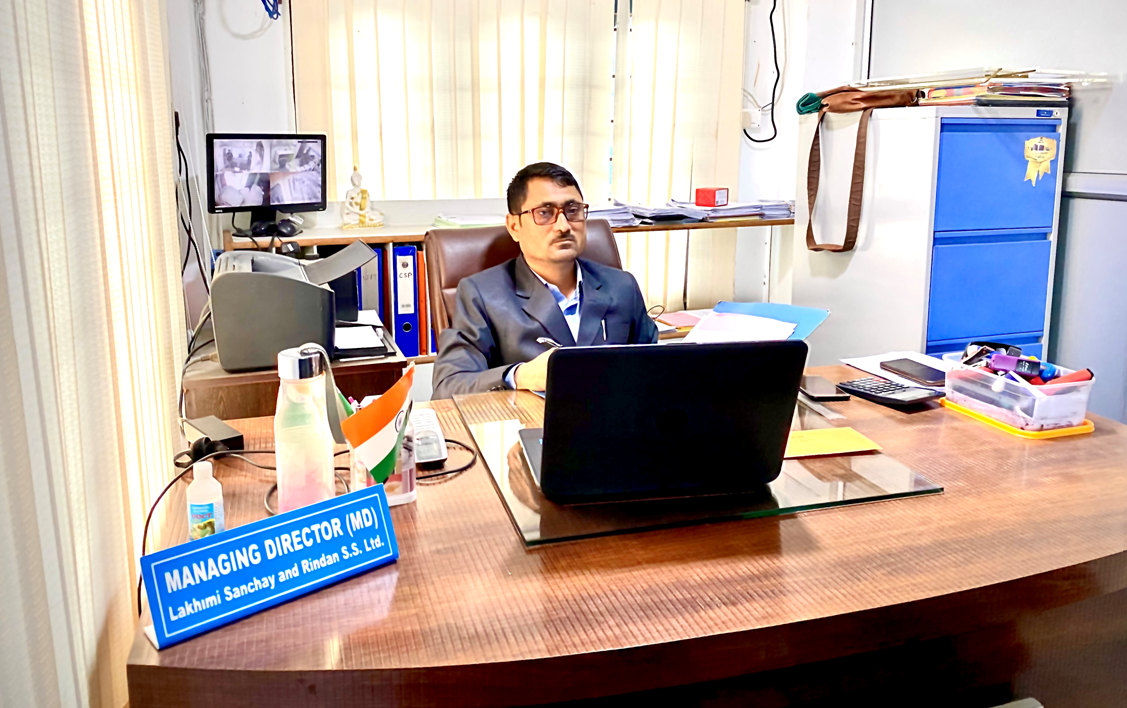 Mr. Dipen Chutia, Managing Director of Lakhimi Sanchay and Rindan S.S. Limited