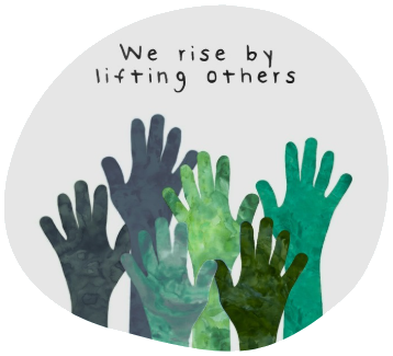 We rise by lifting others